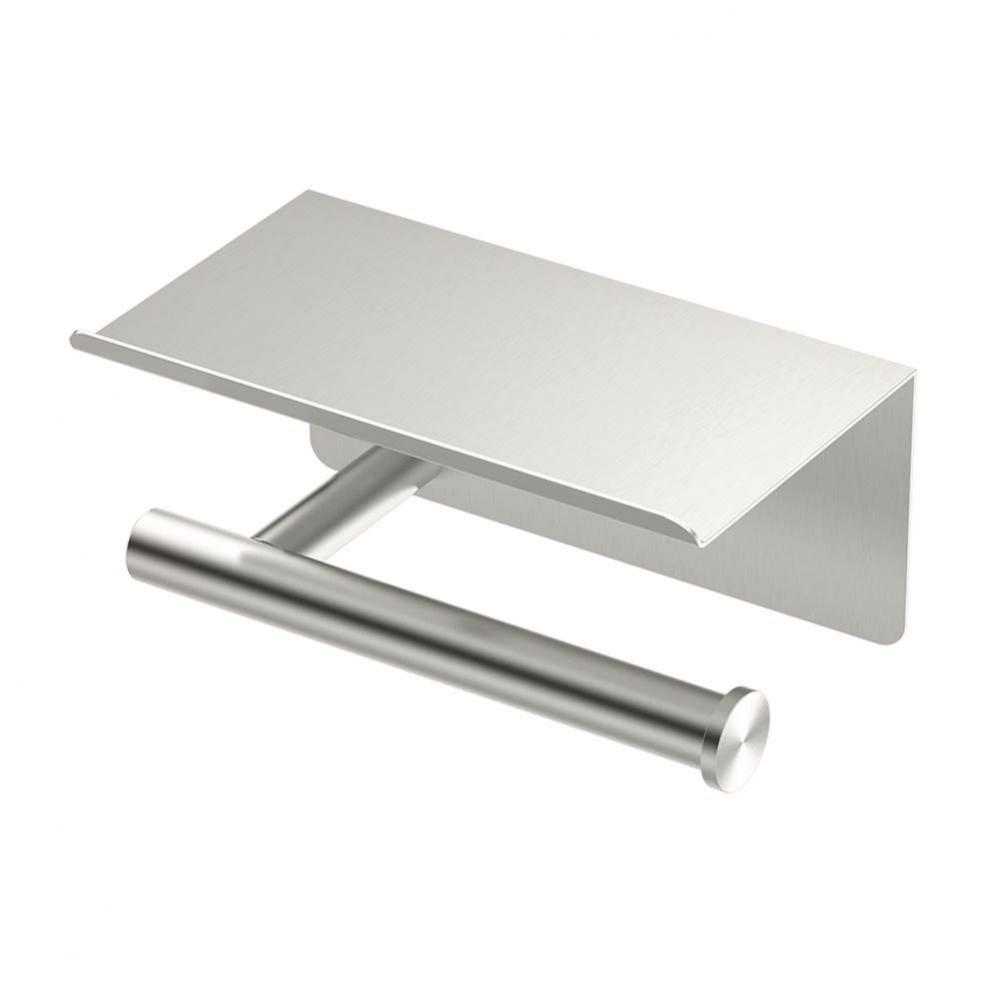 Latitude TP Holder w/ Mobile Shelf, Satin Nickel