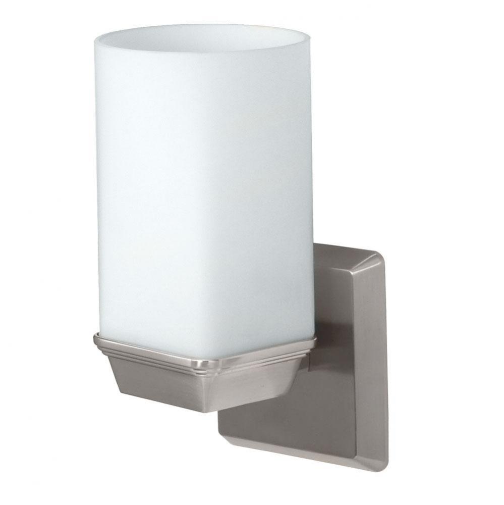 Philadelphia Single Sconce, Satin Nickel