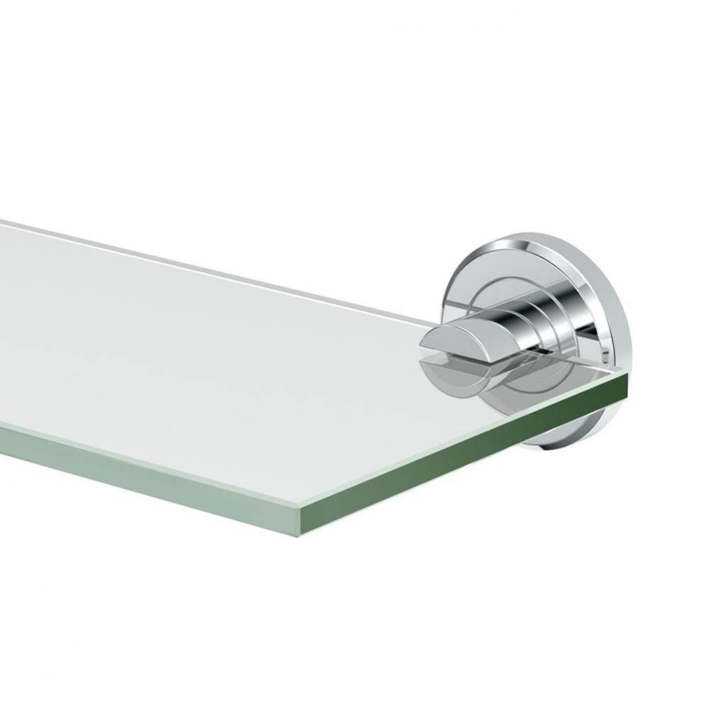 Latitude II Minimalist Glass Shelf CH