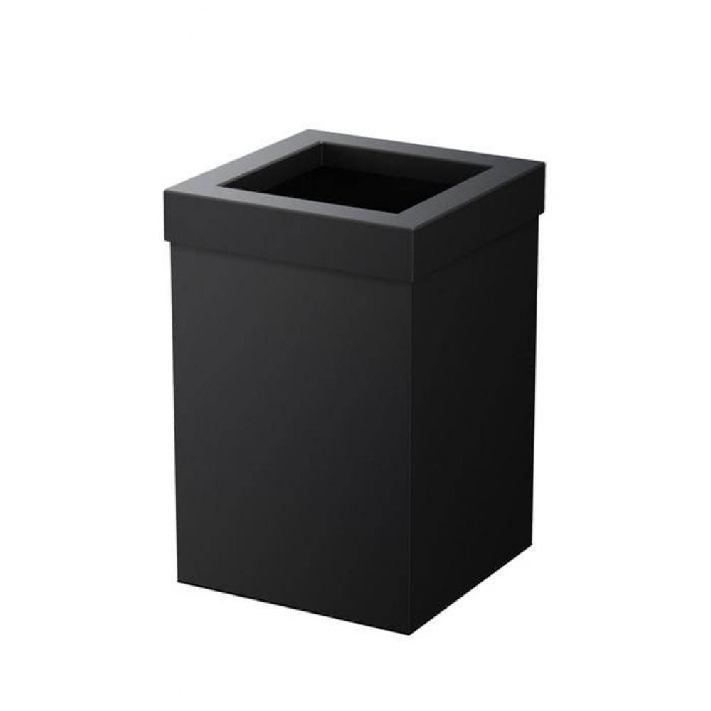 Square Wastebasket Matte Black