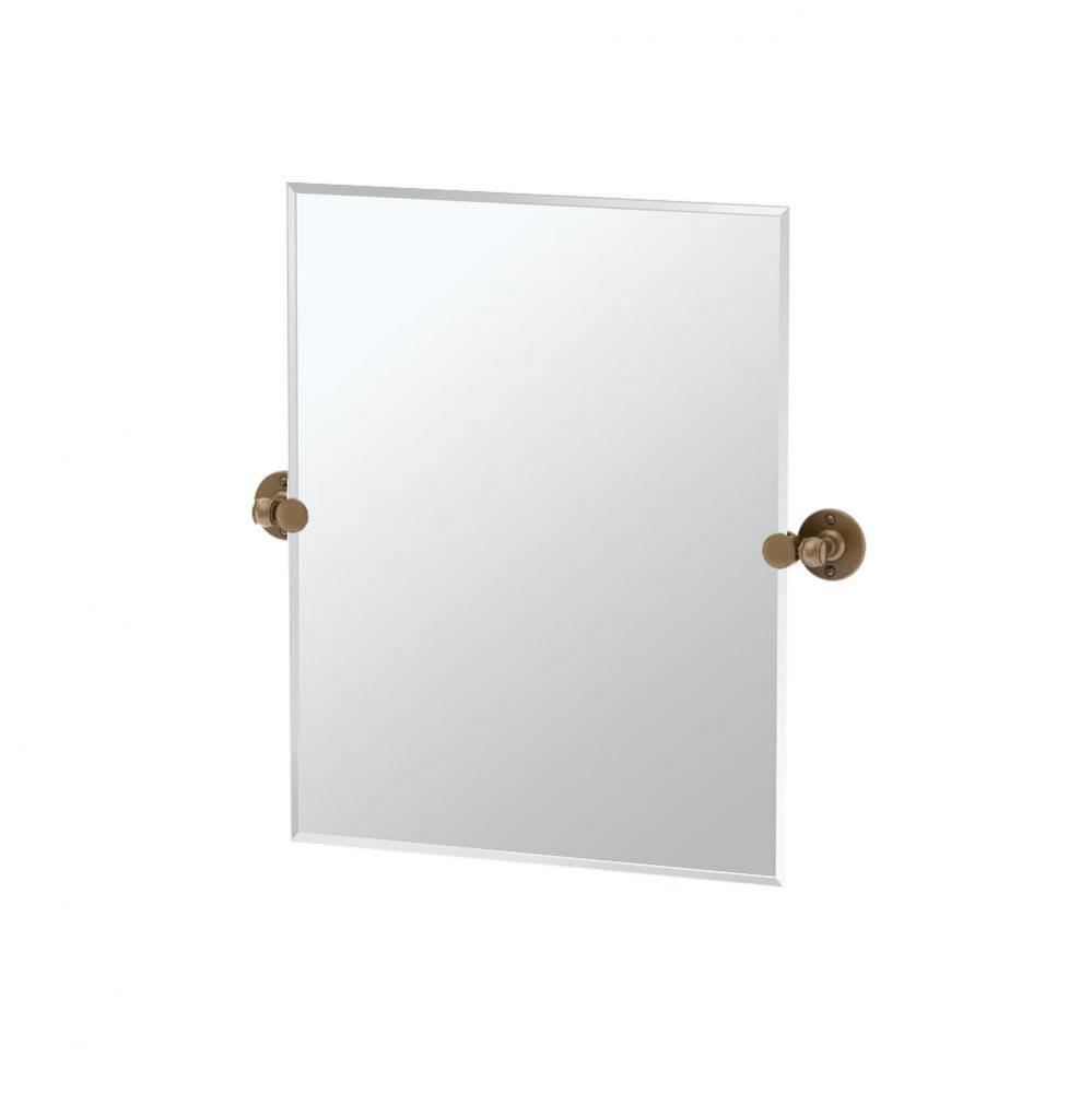 Cafe 24&apos;&apos;H Frameless Rect. Mirror Bronze