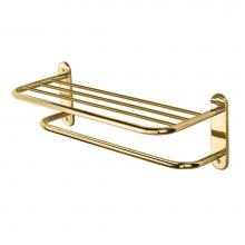 Gatco 1531B - Spa Towel Rack 24'' L, Polished Brass