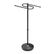 Gatco 1505MX - Floor Standing 38''H S-Towel Holder MX