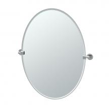 Gatco 4109LG - ZONE,LRG OVAL MIRROR,CHROME