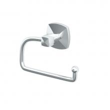 Gatco 4143 - Jewel Euro Toilet Paper Holder, Chrome