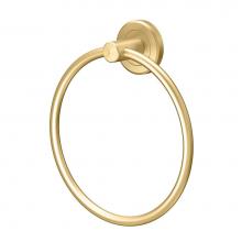 Gatco 4232 - Latitude Towel Ring, Brushed Brass