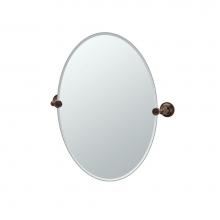 Gatco 4349 - TIARA, OVAL MIRROR, BRONZE