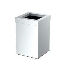 Gatco 1913 - Wastebasket Square 11.875''H, Chrome