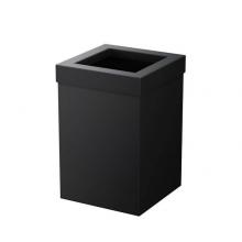 Gatco 1915 - Square Wastebasket Matte Black