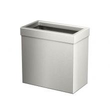 Gatco 1917 - Rectangle Wastebasket Satin Nickel