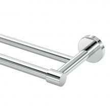 Gatco 4664 - Reveal 24'' Double Towel Bar Chrome