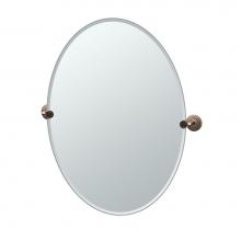 Gatco 4920LG - MARINA,LRG OVAL MIRROR,BRNZ