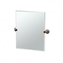 Gatco 4920SM - MARINA,SMALL RECT MIRROR,BRNZ