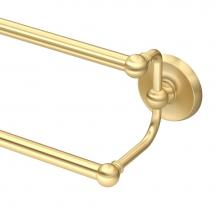 Gatco 5054 - Designer II 24''L Double Towel Bar Brass