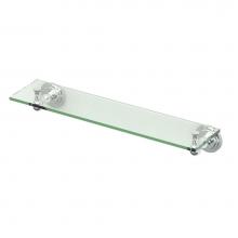 Gatco 5235 - Marina 20.13'' L Glass Shelf, Chrome