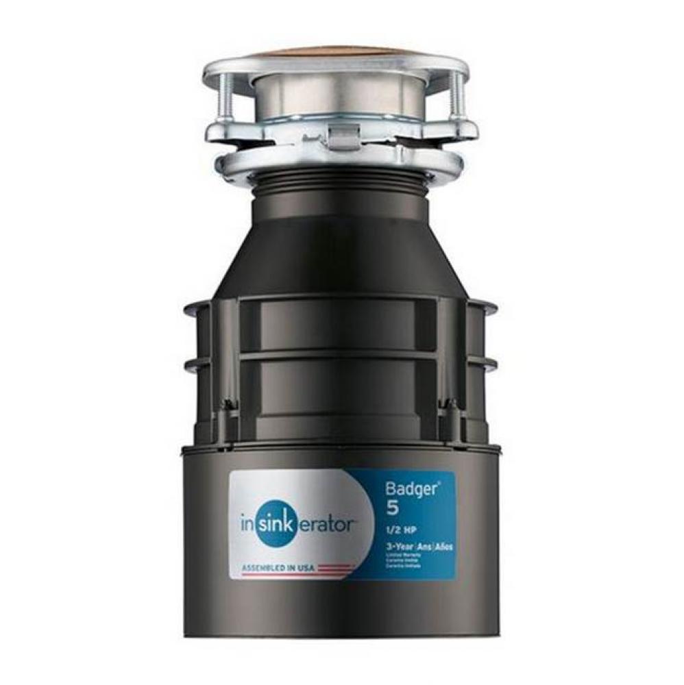 Badger 5 Garbage Disposal, 1/2 HP