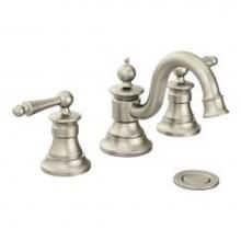 Moen TS418BN - Brushed nickel two-handle bathroom faucet