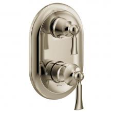 Moen UT5500NL - Wynford M-CORE 3-Series 2-Handle Shower Trim with Integrated Transfer Valve in Polished Nickel (Va