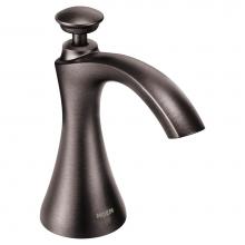 Moen S3946BLS - Transitional Kitchen Deck Mounted Soap and Lotion Dispenser with Above the Sink Refillable Bottle,