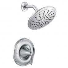 Moen T2232EP - Eva Posi-Temp Rain Shower Single-Handle Shower Only Faucet Trim Kit in Chrome (Valve Sold Separate