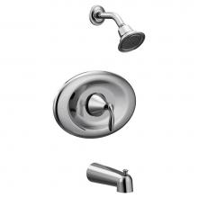 Moen T2137EP - Eva Posi-Temp Eco-Performance Tub and Shower Trim Kit, Valve Required, Chrome