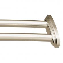 Moen DN2141NL - Polished Nickel Adjustable Curved Shower Rod