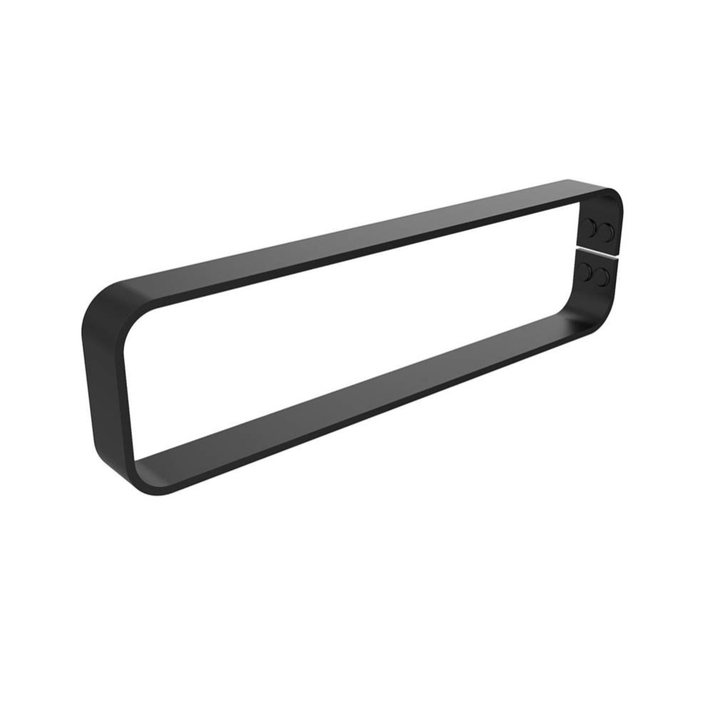 Manhattan Vertical Hand Towel Holder in Matte Black