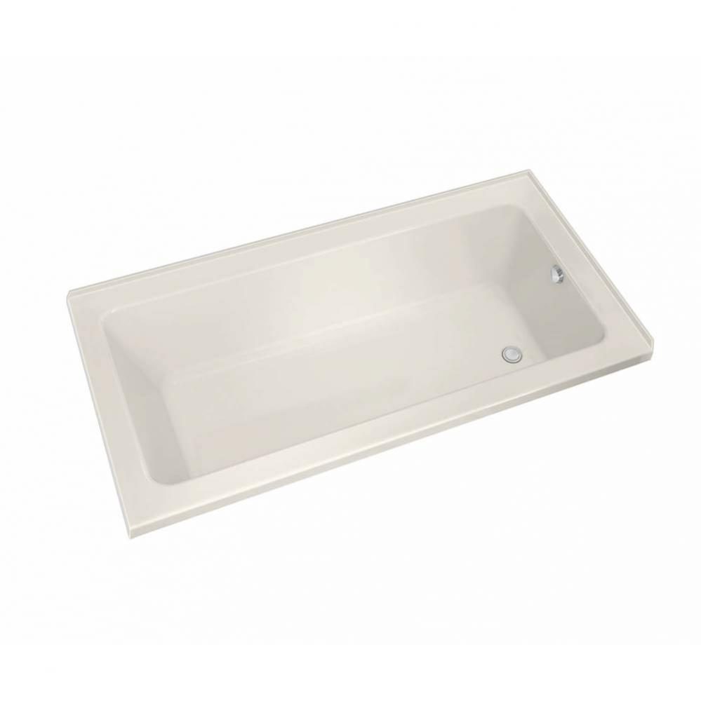 Pose 7242 IF Acrylic Corner Right Right-Hand Drain Aeroeffect Bathtub in Biscuit