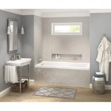 Maax 106213-000-001-104 - Pose 7242 IF Acrylic Alcove Right-Hand Drain Bathtub in White