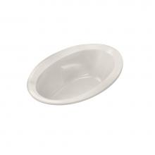 Maax 100021-003-007-000 - Twilight 60 x 42 Acrylic Drop-in End Drain Whirlpool Bathtub in Biscuit