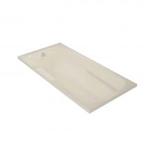 Maax 100104-003-004-000 - Timeless 72 x 36 Acrylic Alcove End Drain Whirlpool Bathtub in Bone