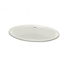 Maax 100028-003-007-000 - Tympani 72 x 42 Acrylic Drop-in Center Drain Whirlpool Bathtub in Biscuit