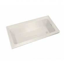 Maax 106200-L-000-007 - Pose 6030 IF Acrylic Corner Right Left-Hand Drain Bathtub in Biscuit