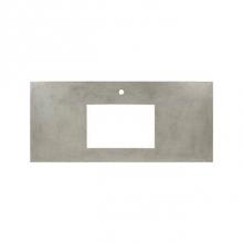 Native Trails NSV48-ST - 48'' Native Stone Vanity Top in Slate- Trough with Single or No Faucet Hole