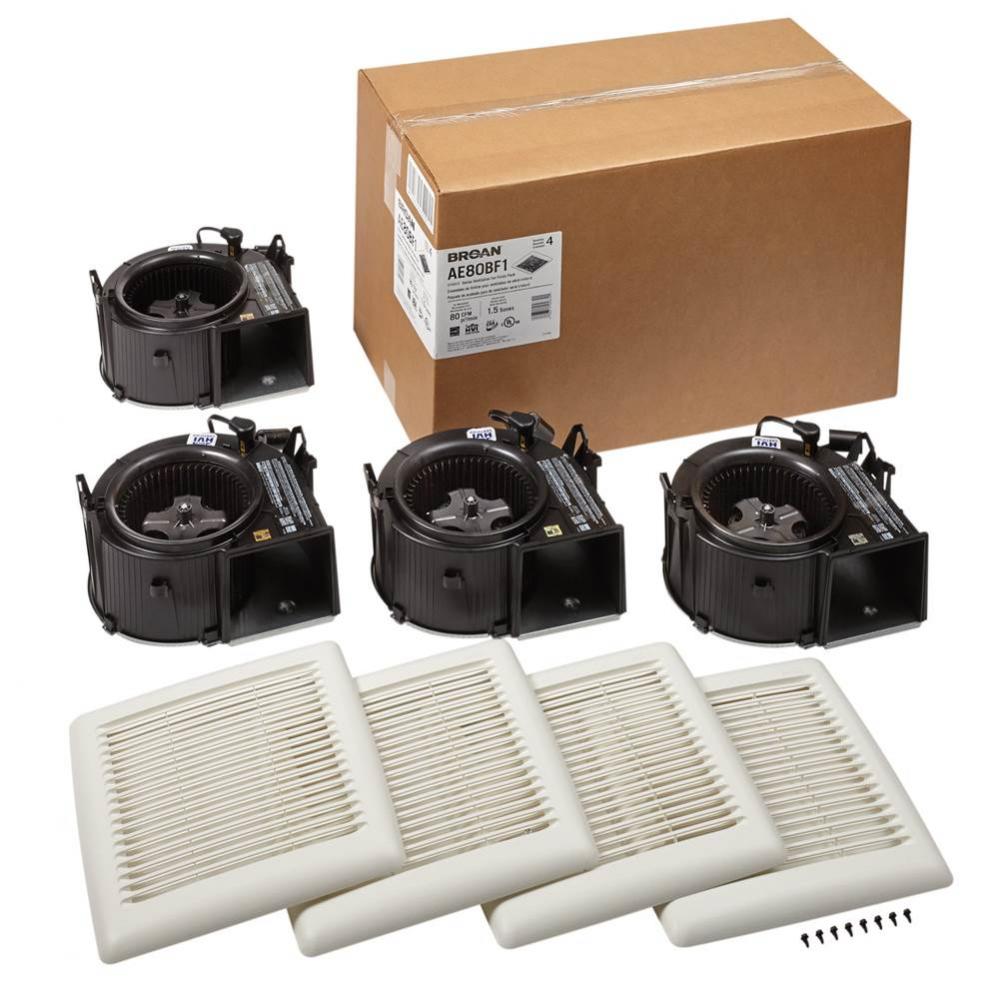 Broan Flex™ Series 80 CFM 0.7 Sones Ventilation Fan Finish Pack Energy Star&#xae;