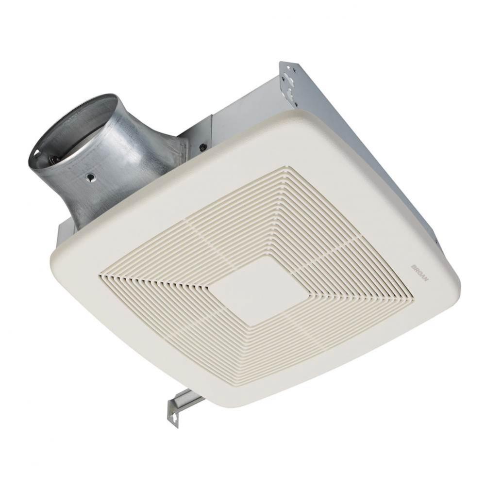 Lo-Profile 50/80/100 Selectable CFM Bathroom Exhaust Vent Fan, ENERGY STAR&#xae;