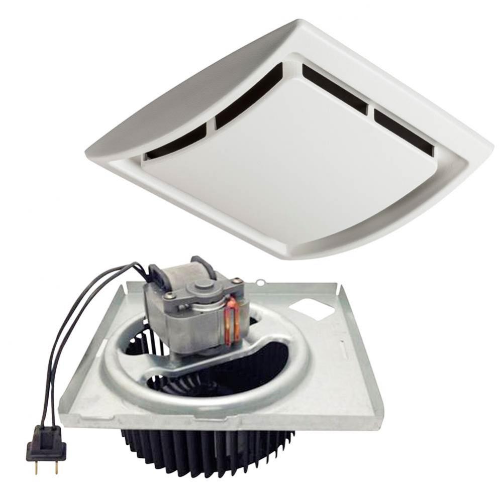 NuTone&#xae; 60 CFM Quick Install Bathroom Exhaust Fan Motor and Grille Upgrade Kit. Four-Pack