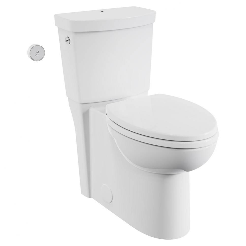 Cadet&#xae; Touchless Chair Height Elongated Skirted Toilet with Seat and Locking Device