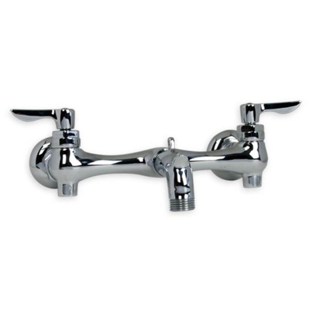 Wall-Mount Service Sink Faucet With 3-Inch Spout