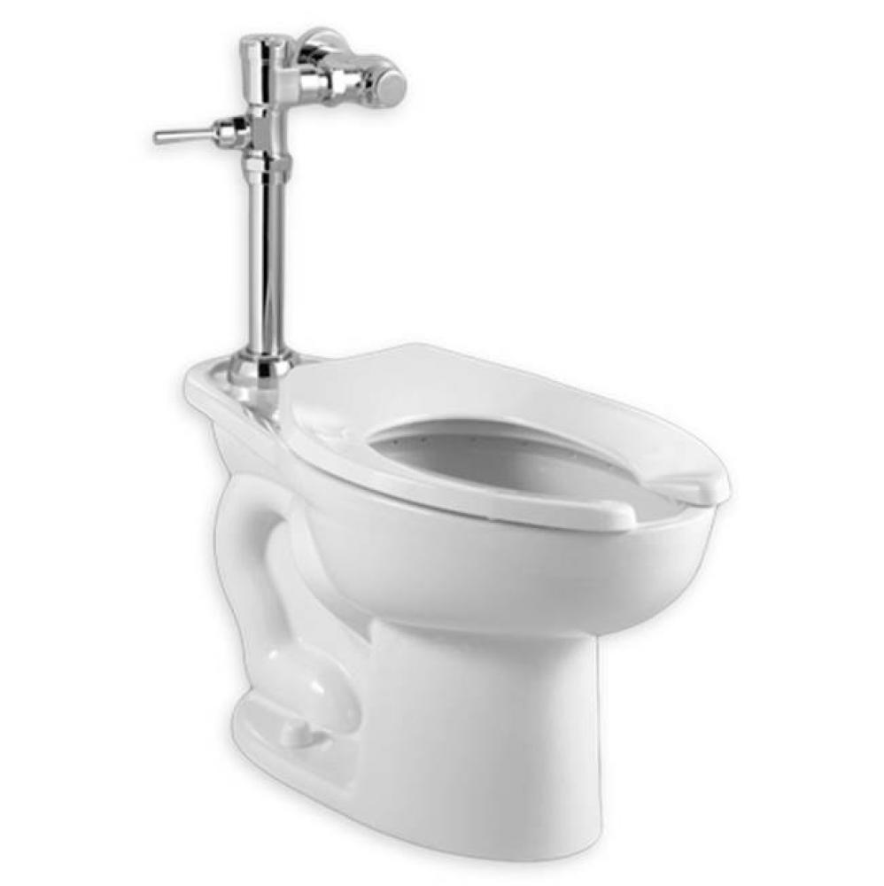 Madera Chair Height EverClean&#xae; Toilet System With Manual Piston Flush Valve, 1.28 gpf/4.8 Lpf