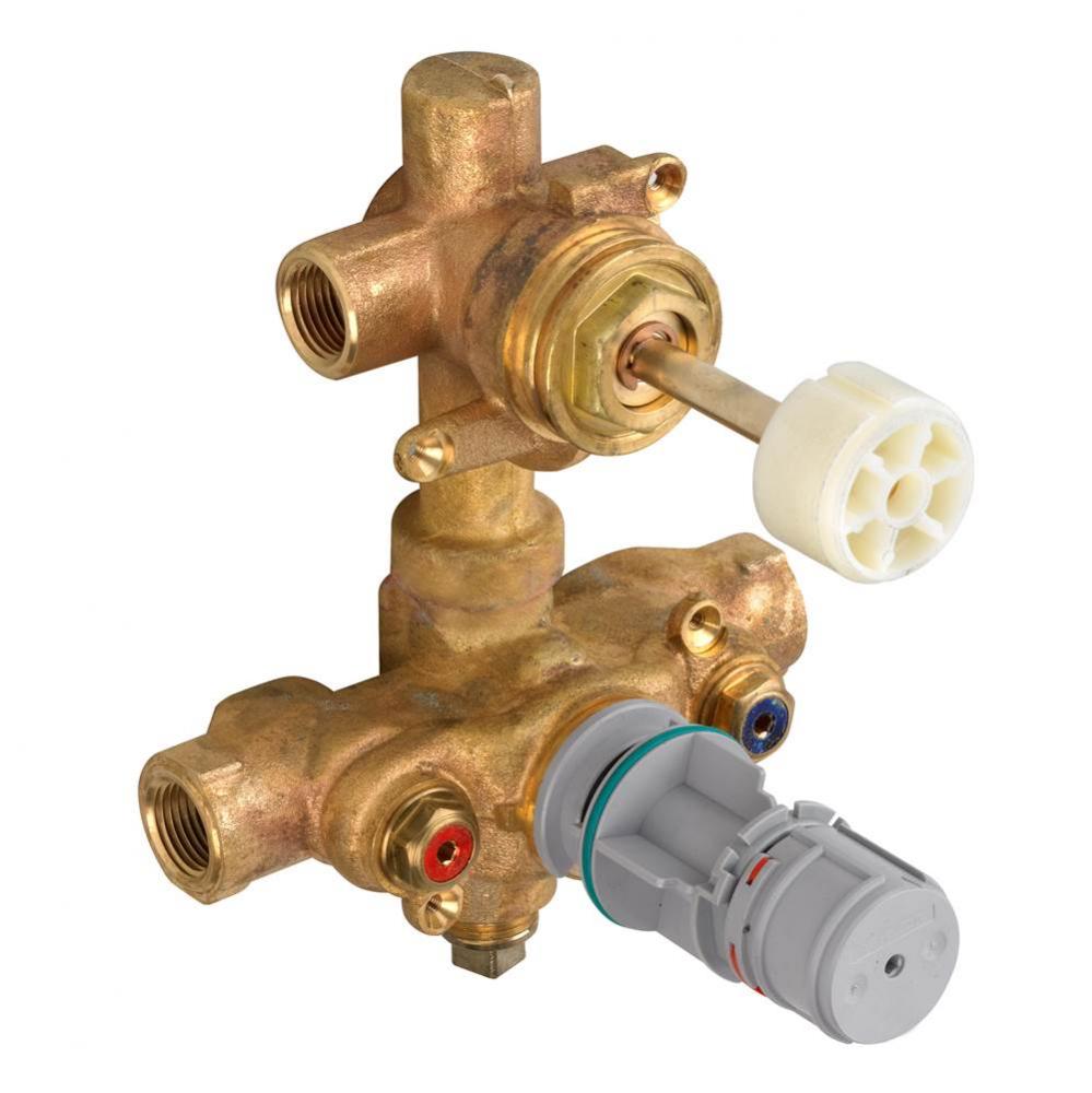 2-Hdl Thermo Rgh Valve W/2Way Div-Shared