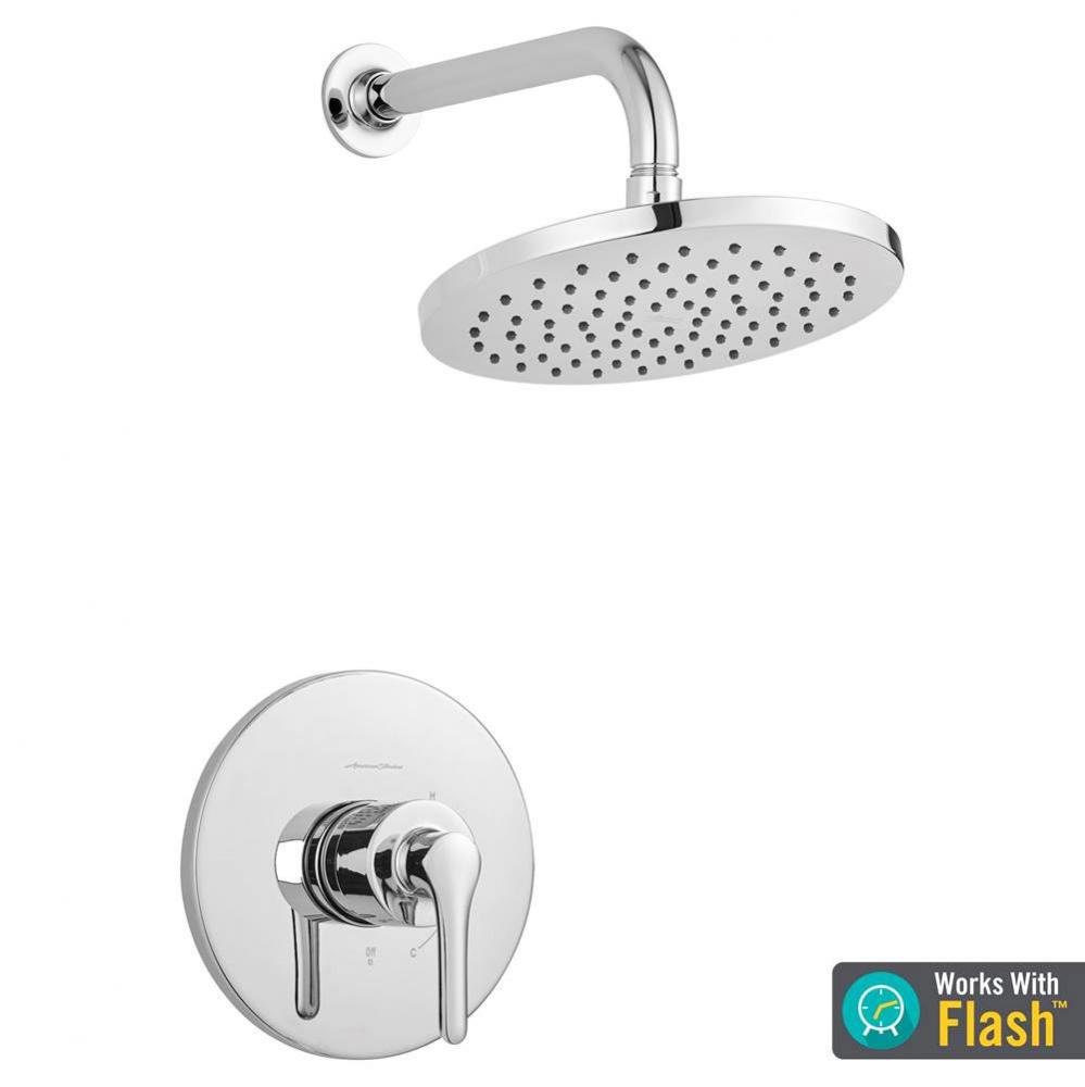 Studio&#xae; S 2.5 gpm/ 6.8 L/min  Shower Only Trim With Rain Showerhead With Double Ceramic Balan