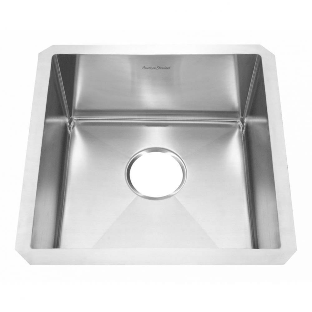 Pekoe&#xae; 17 x 17-Inch Stainless Steel Undermount Single-Bowl Kitchen Sink