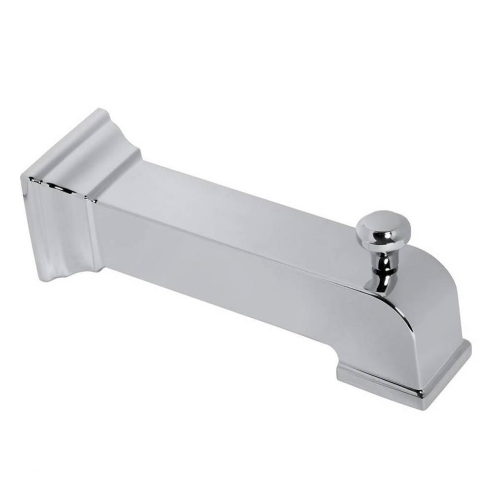 Town Square Diverter Tub Spout, Polished Chrome