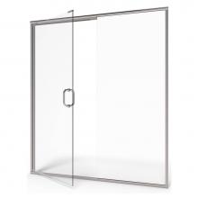 American Standard AM00816400.213 - 76-Inch Height Semi-Frameless Swing Door With Panel