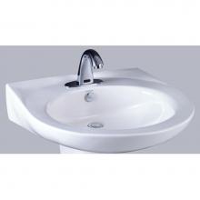 Mansfield Plumbing 203880050 - LAV 2038LO 8'' WHT W/O OVRFLW