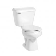 Mansfield Plumbing 131-172WHT - Alto 1.6 Round 10'' Rough-In Toilet Combination