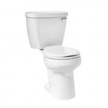 Mansfield Plumbing 388-386RHWHT - Summit 1.6 Round SmartHeight Toilet Combination