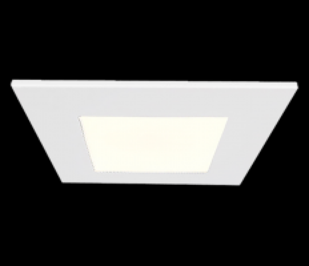 4 Inch Slim Square Downlight in White