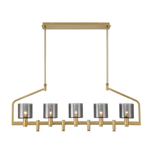 Eurofase 45652-011 - Decato 5 Light Chandelier in Brushed Gold